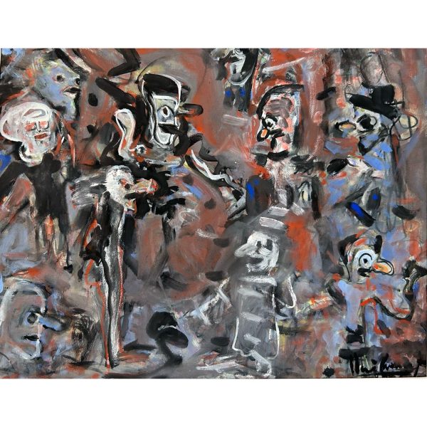 Iberê guache sobre cartão 50 x 70